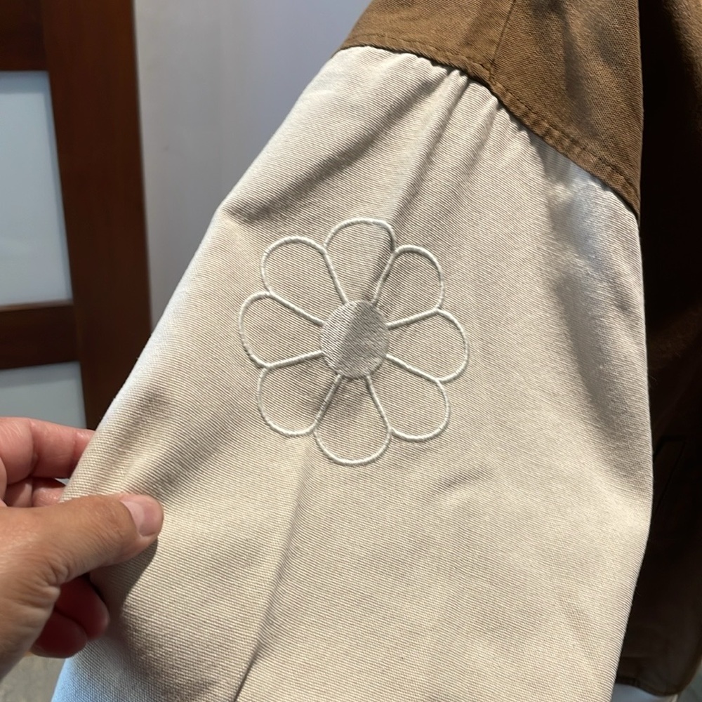Nwt Vans Music Lovers Brown And Tan Bomber Jacket M View 4